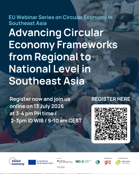 Advancing Circular Economy Frameworks from Regional to National Level in Southeast Asia